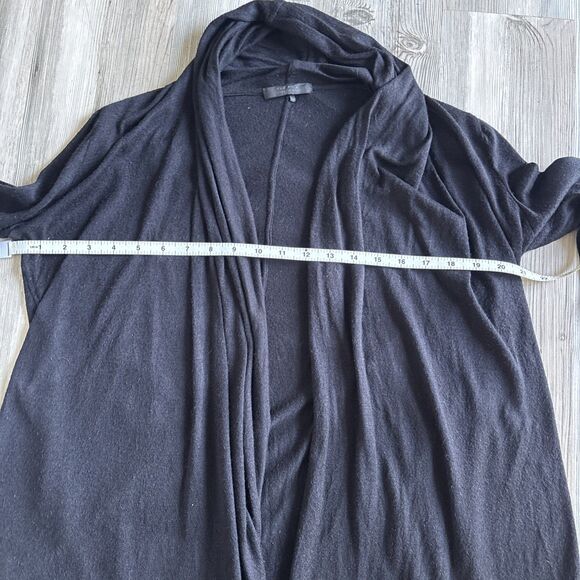 THE ROW Knightsbridge Open Front Light weight Cardigan Black - Small ($450) - Picture 6 of 12
